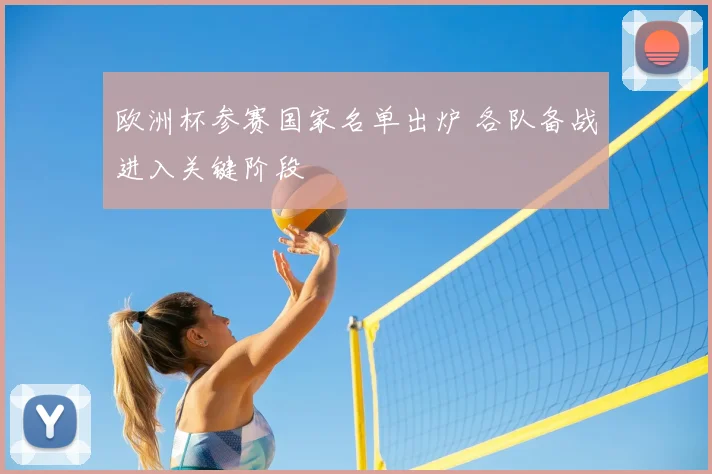 欧洲杯参赛国家名单出炉 各队备战进入关键阶段